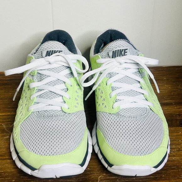 Nike Free Runs Neon Green / Grey Running Shoes Training Sneakers Women's 6 - Picture 2 of 7